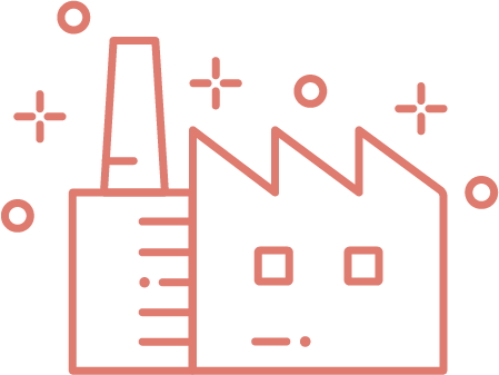 logo représentant une usine