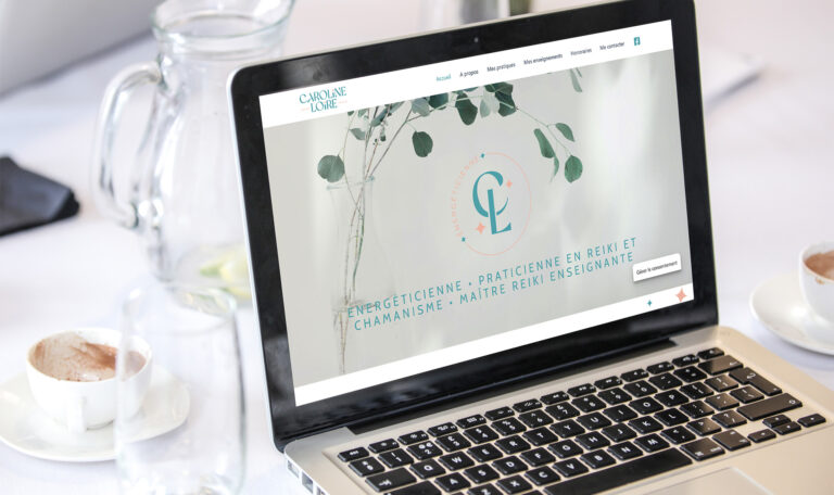 Une identité visuelle déclinée pour la création de site internet